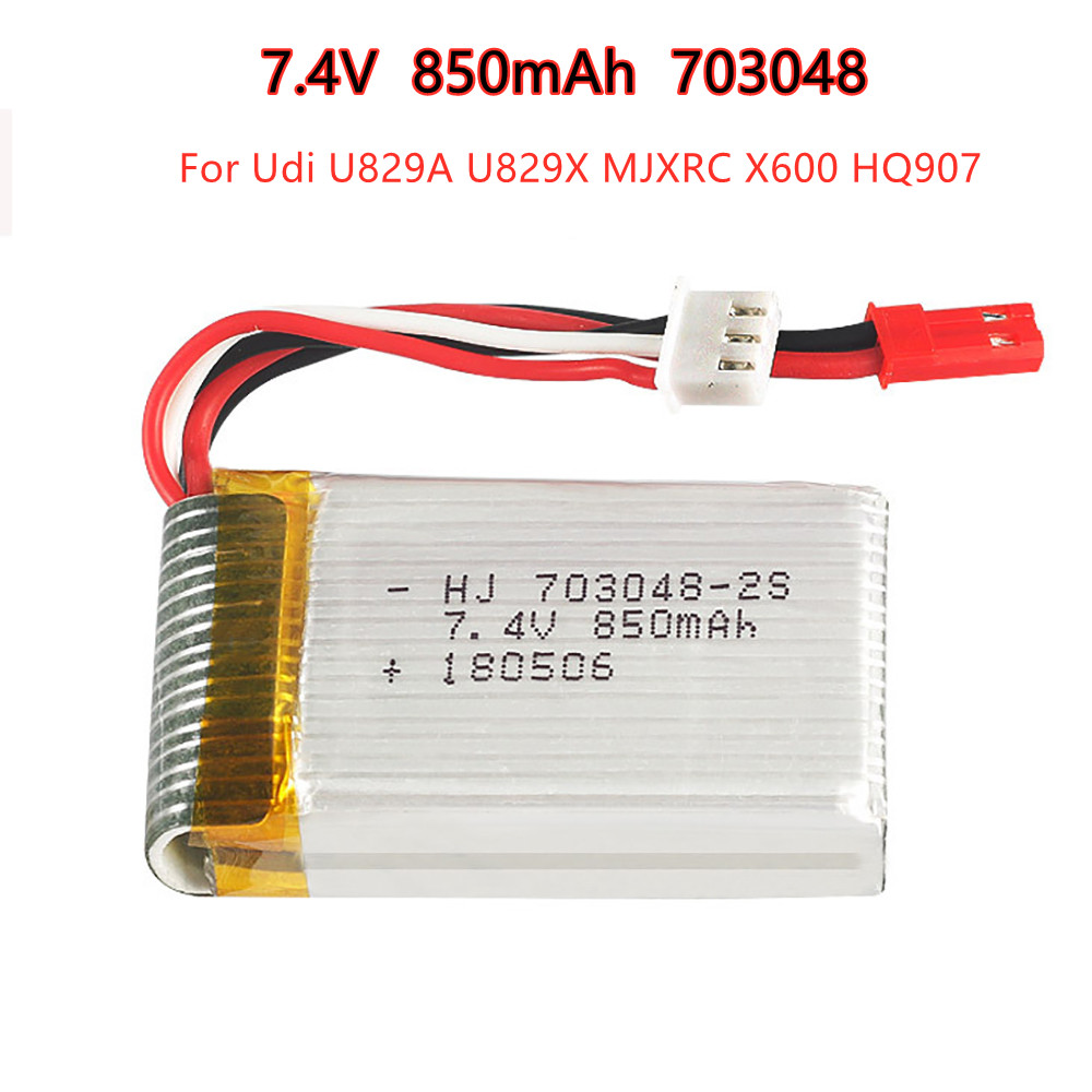 1-5pcs  2s 7.4V 850mAh 703048  - Rc Hobby Rc ulasan dan harga