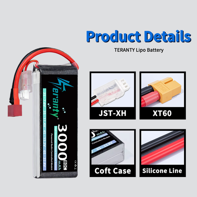 TERANTY 2S 3000mAh Lipo Batter - Rc Hobby Airplanes ulasan dan harga