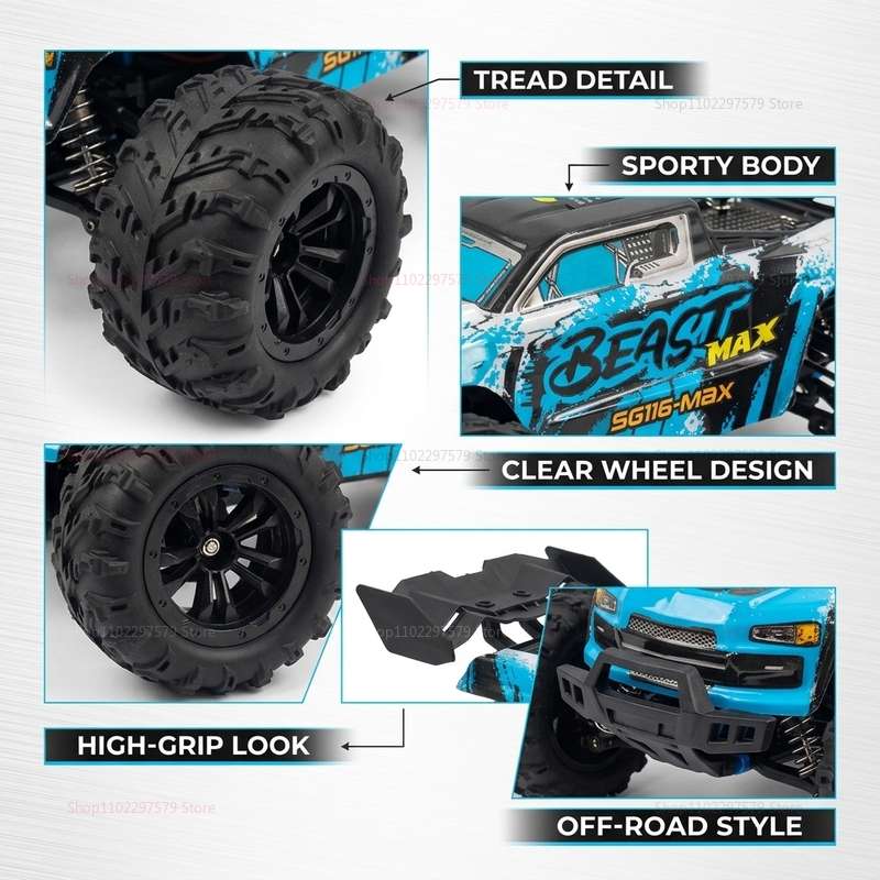 SG116‑MAX/PRO 4WD Remote Contr - Rc Hobby Grade Drift Car ulasan dan harga