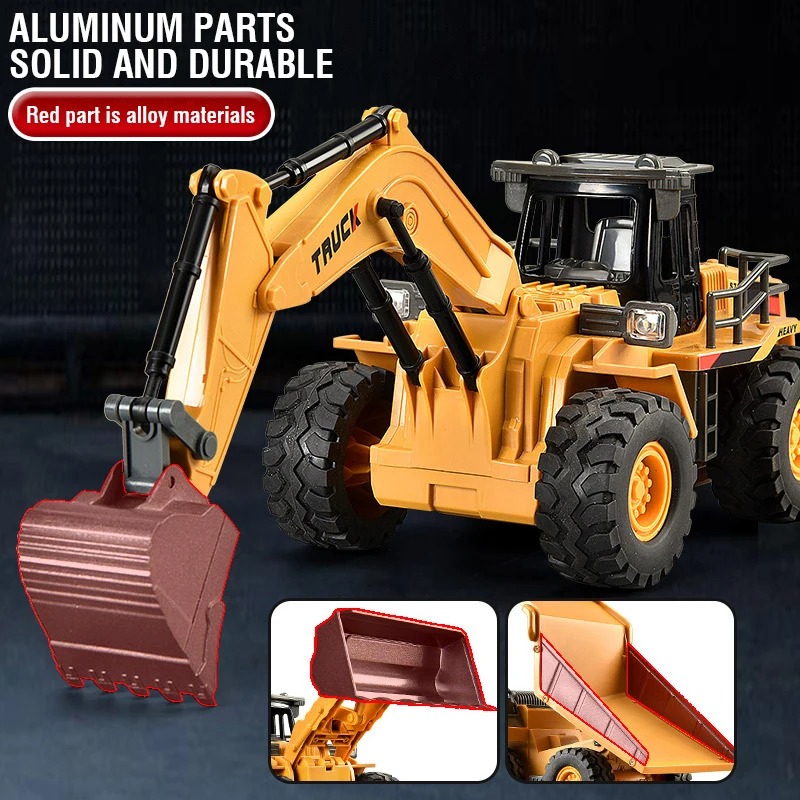 9CH Alloy RC Excavator Dump Tr - Rc Hobby Excavator ulasan dan harga