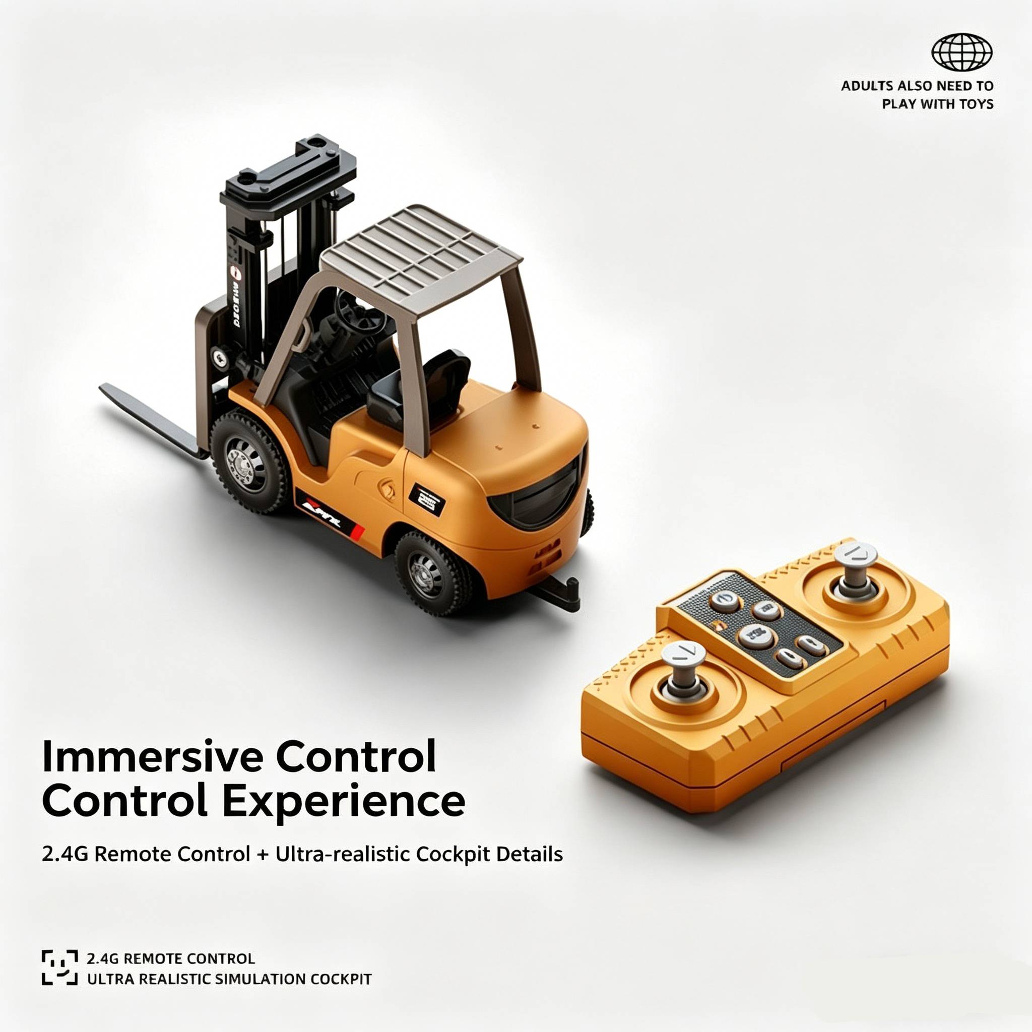 1/64 Mini Remote Controlled Bu - Rc Hobby Excavator ulasan dan harga