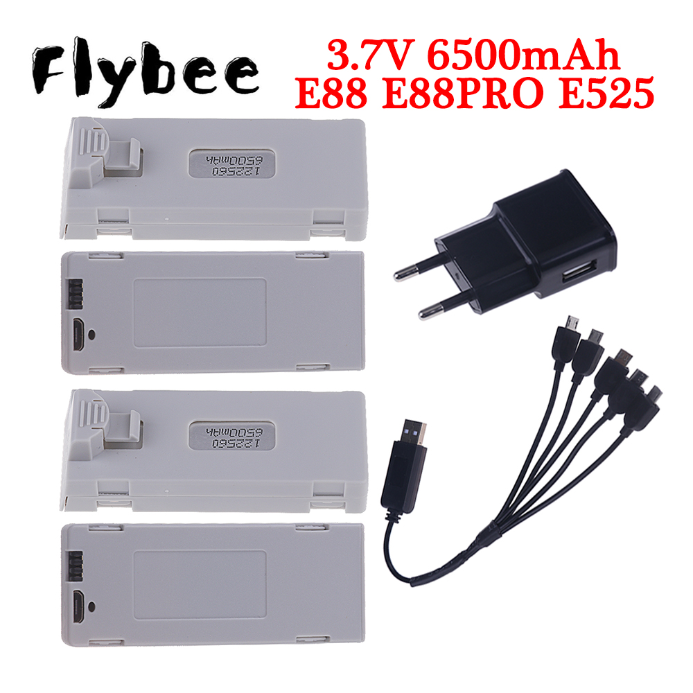 Original E88 Battery 3.7V 6500 - Rc Hobby Airplanes ulasan dan harga