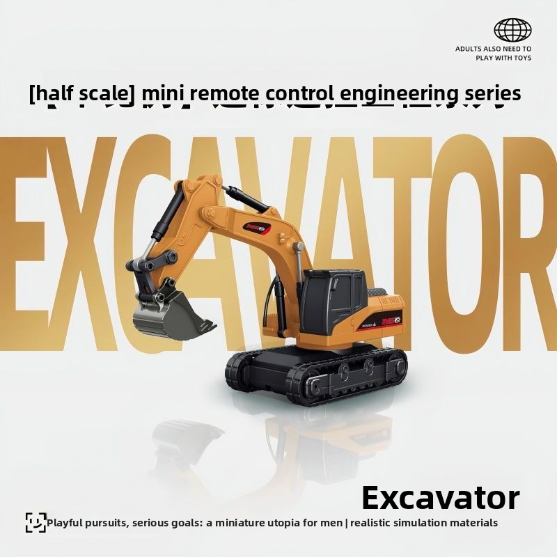 1:64 Metal RC Engineering Car  - Rc Hobby Excavator ulasan dan harga