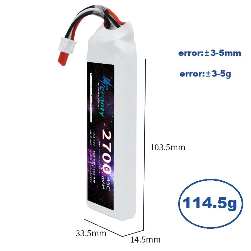 1/3PCS 2S 7.4V Lipo Battery 27 - Rc Hobby Airplanes ulasan dan harga