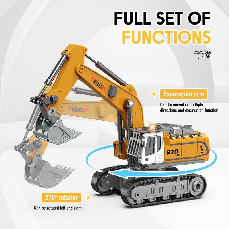 1:64 Mini RC Excavator Crawler - Rc Hobby Excavator ulasan dan harga