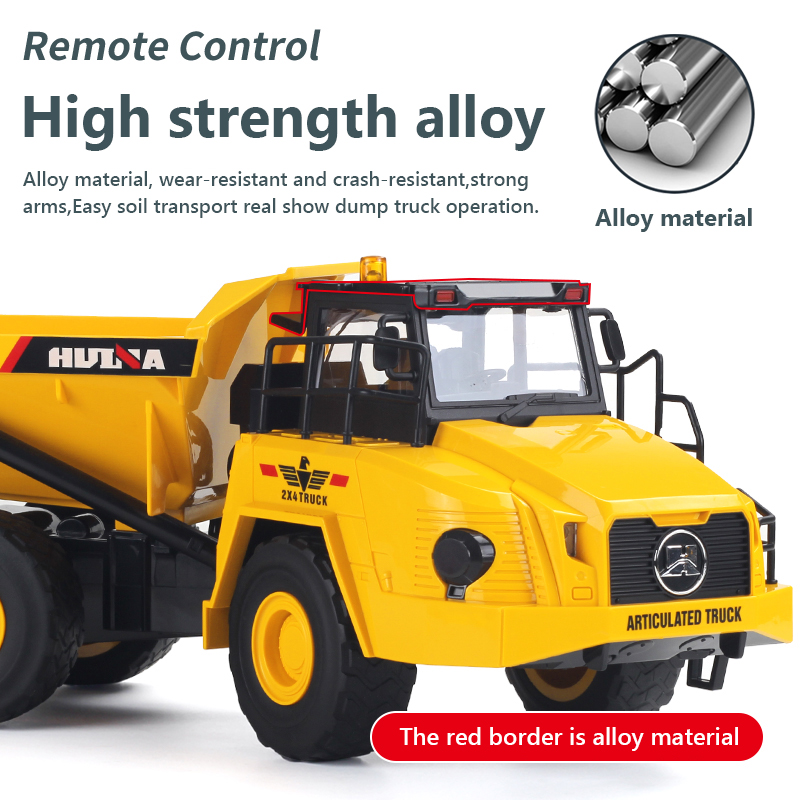 1/18 Rc Truck Dumper Huina 155 - Rc Hobby Excavator ulasan dan harga