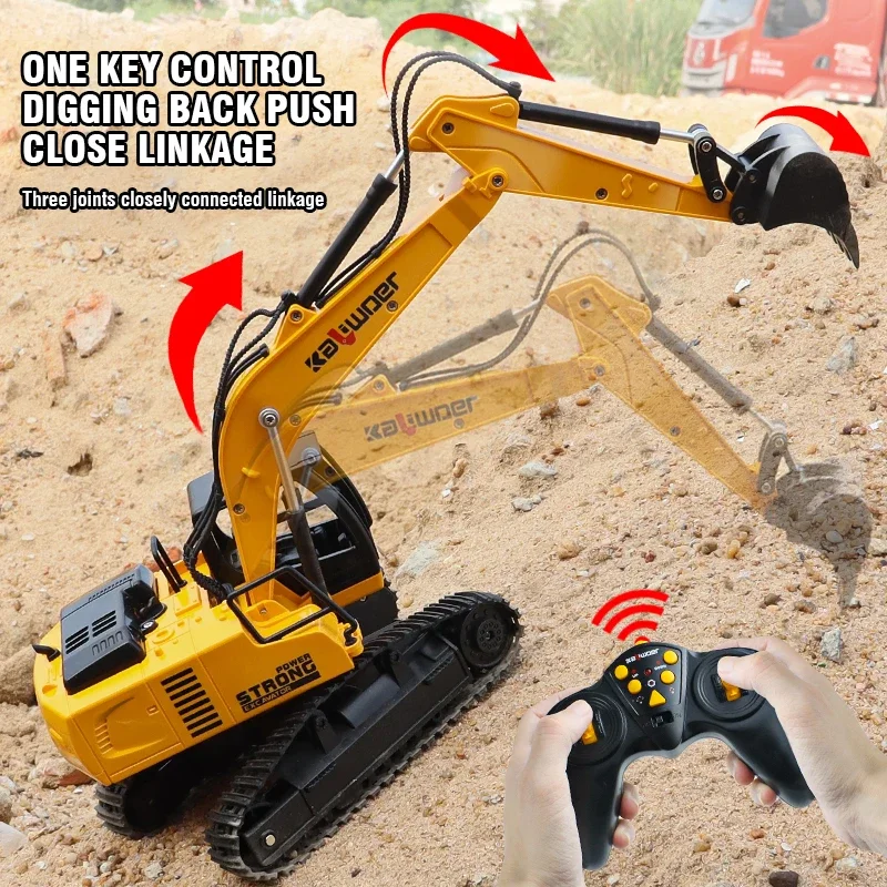 Huina Rc Excavator 1/24 9Ch Re - Rc Hobby Excavator ulasan dan harga