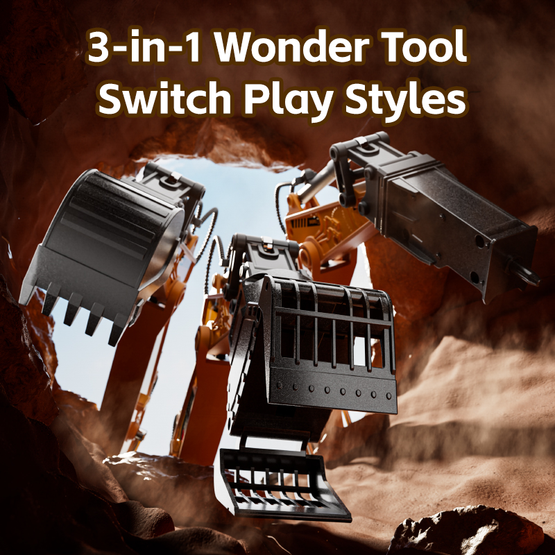 RC Excavator 14 Channel 3 IN 1 - Rc Hobby Excavator ulasan dan harga