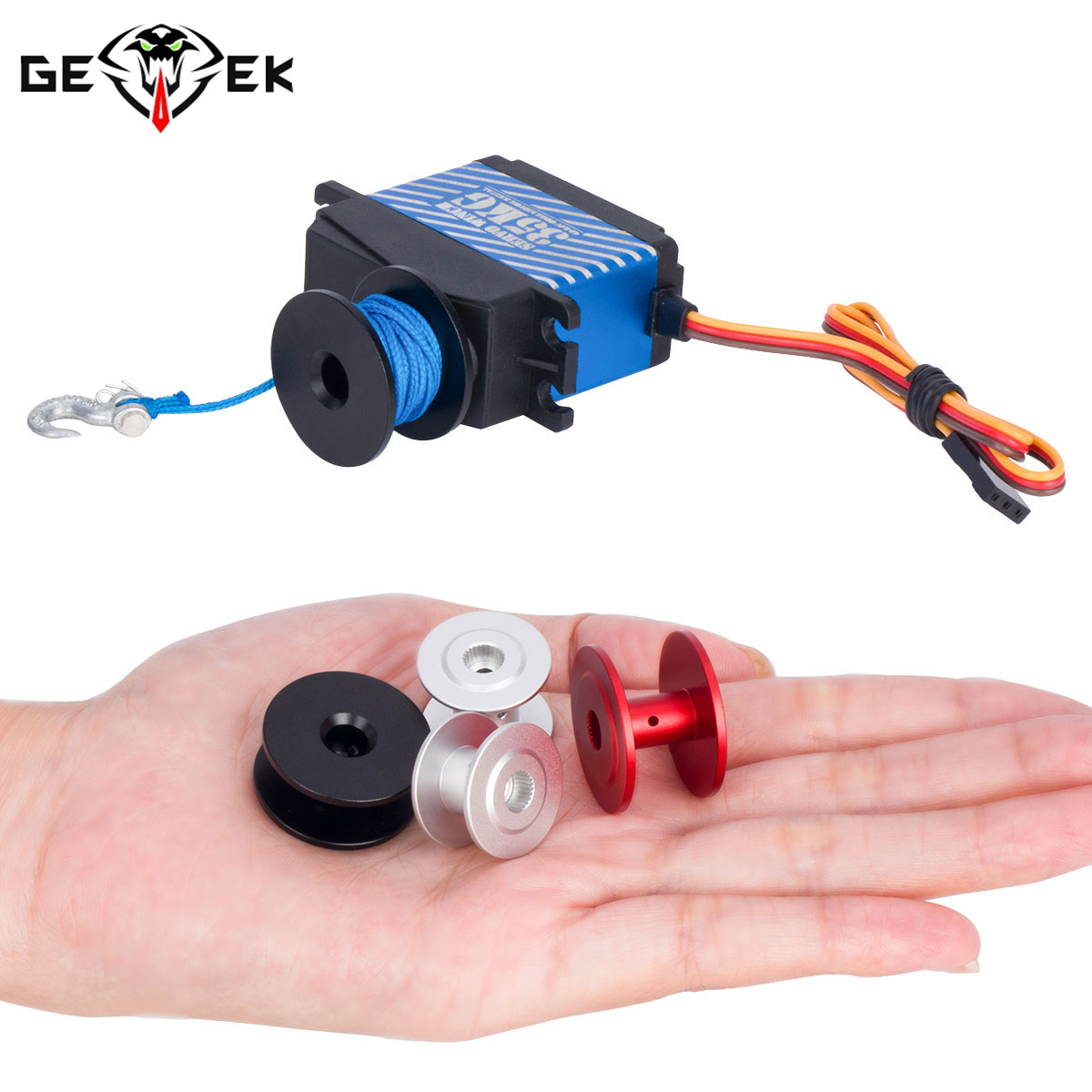 25t Steering Gear Servo Winch  - Rc Crawler 4X4 ulasan dan harga