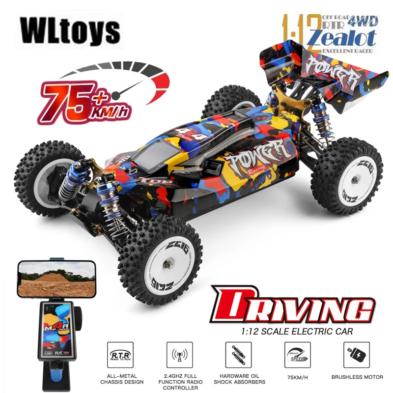 WLtoys 124017 124007 75KM/H  R - Rc Hobby Grade Drift Car ulasan dan harga