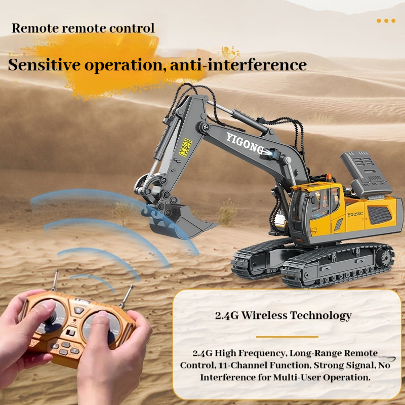 YIGONG Alloy Remote Control En - Rc Hobby Excavator ulasan dan harga