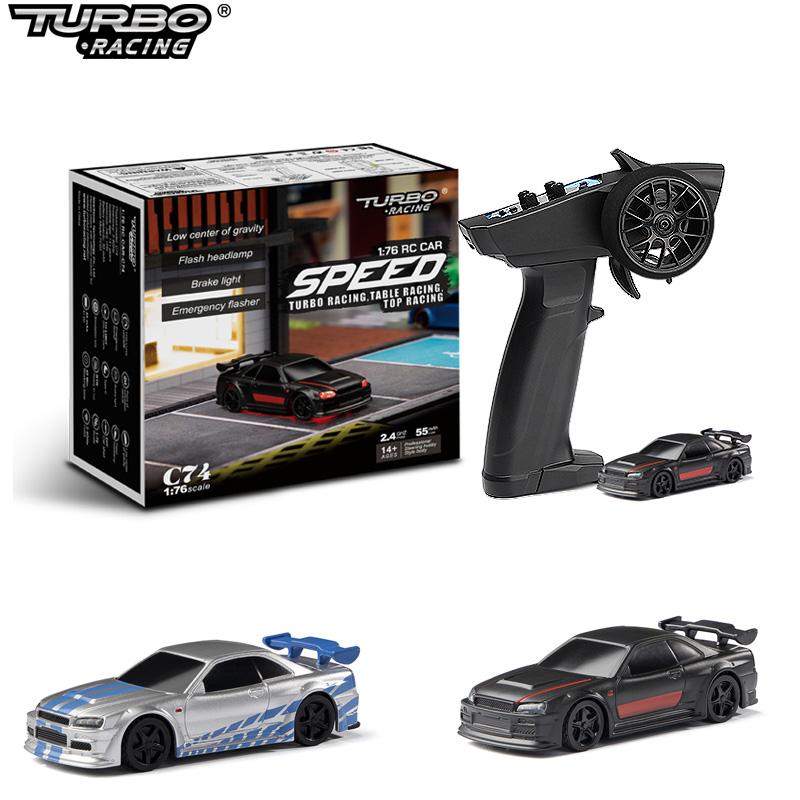 Turbo Racing 1:76 C64 C73 C72  - Rc Hobby Grade Drift Car ulasan dan harga